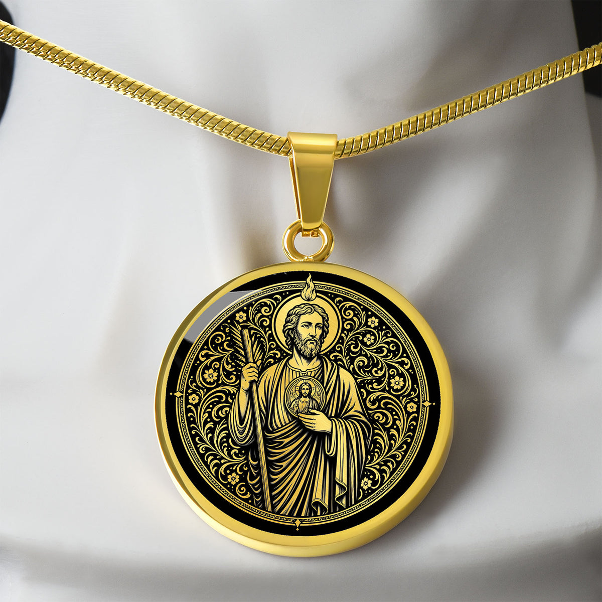 Saint Jude Medal Necklace – Patron Saint of Hopeless Causes & Desperate Situations