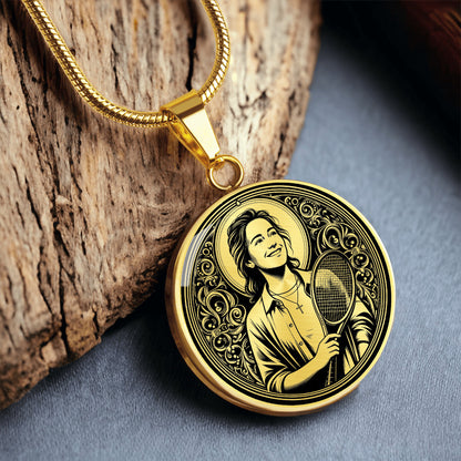Blessed Chiara Badano Medal Necklace – Female Patron Saint for Young Athletes