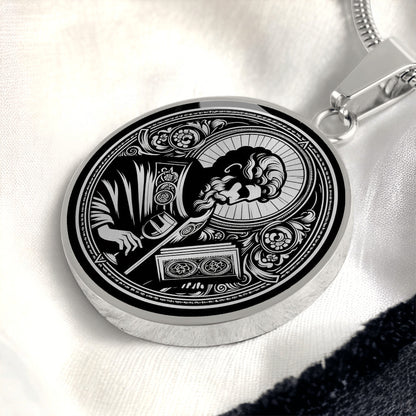 Saint Amand Medal Necklace – Patron Saint of Brewers, Bartenders and Innkeepers