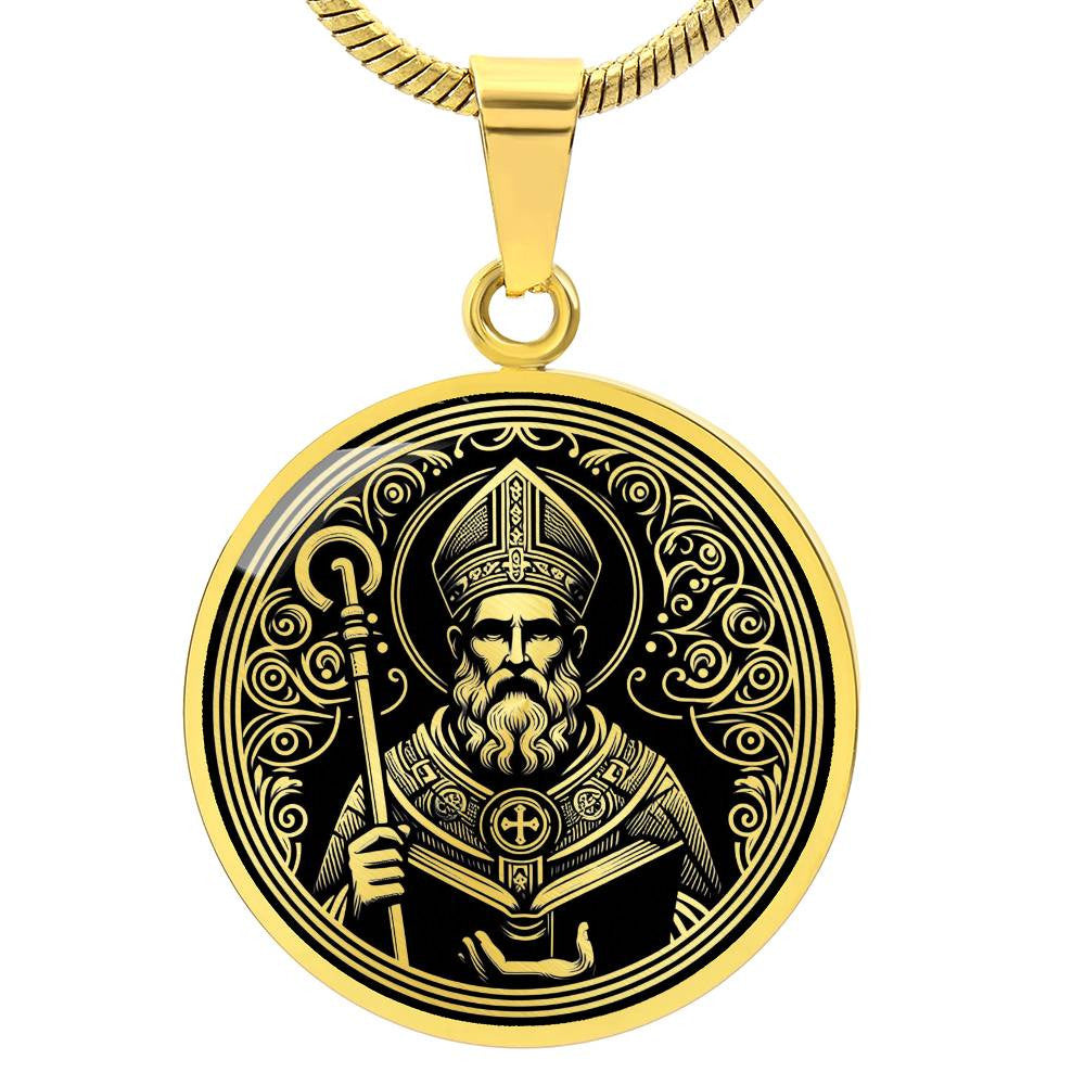 Saint Augustine of Hippo Medal Necklace - Doctor of the Church, Patron of Converts