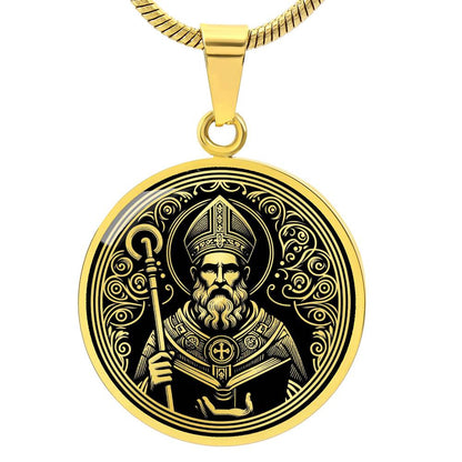 Saint Augustine of Hippo Medal Necklace - Doctor of the Church, Patron of Converts