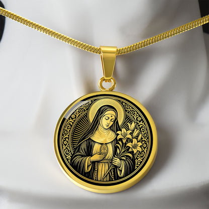 Saint Beatrice da Silva Medal Necklace – Foundress of the Immaculate Conception