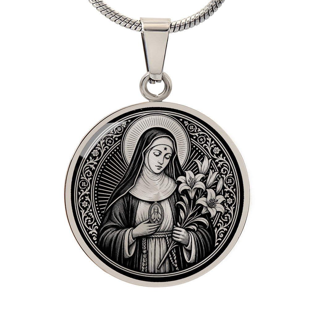 Saint Beatrice da Silva Medal Necklace – Foundress of the Immaculate Conception
