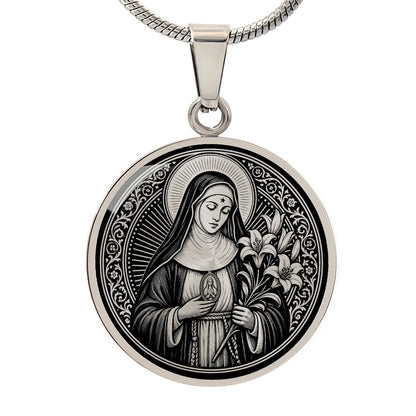 Saint Beatrice da Silva Medal Necklace – Foundress of the Immaculate Conception