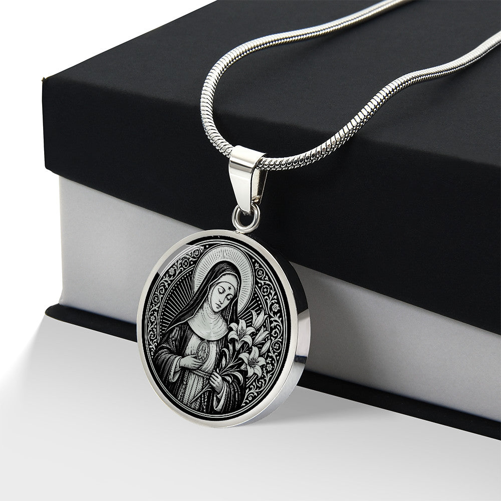 Saint Beatrice da Silva Medal Necklace – Foundress of the Immaculate Conception