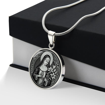 Saint Beatrice da Silva Medal Necklace – Foundress of the Immaculate Conception