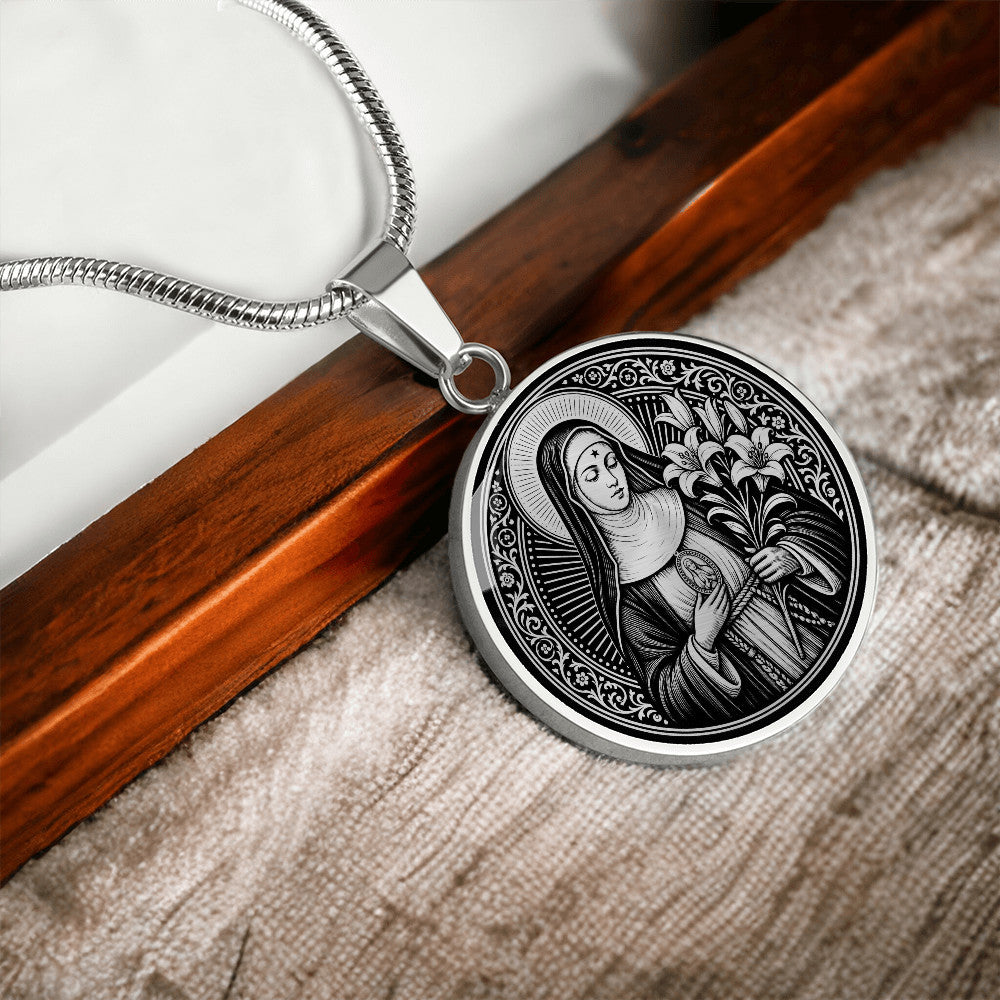 Saint Beatrice da Silva Medal Necklace – Foundress of the Immaculate Conception