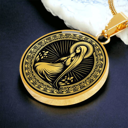 Saint Bernadette Soubirous Medal Necklace – Patron Saint of Illness & Those Ridiculed for Their Faith