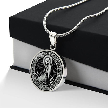 Saint Bernadette Soubirous Medal Necklace – Patron Saint of Illness & Those Ridiculed for Their Faith