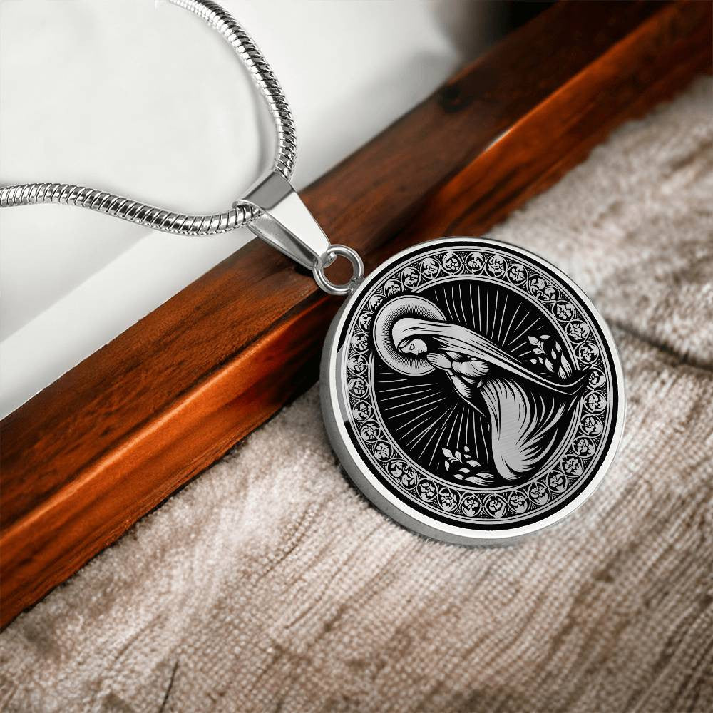 Saint Bernadette Soubirous Medal Necklace – Patron Saint of Illness & Those Ridiculed for Their Faith