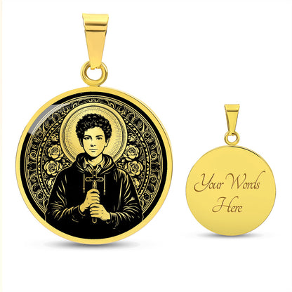 Saint Carlo Acutis Medal Necklace - Patron Saint of the Internet
