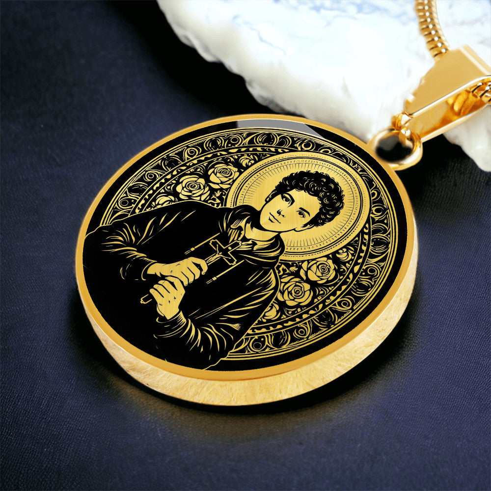 Saint Carlo Acutis Medal Necklace - Patron Saint of the Internet