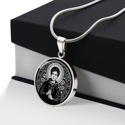 Saint Carlo Acutis Medal Necklace - Patron Saint of the Internet