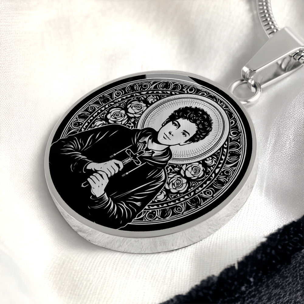 Saint Carlo Acutis Medal Necklace - Patron Saint of the Internet