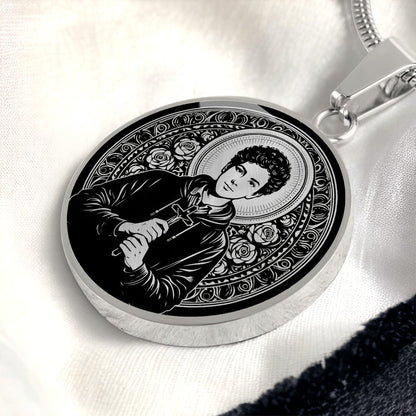 Saint Carlo Acutis Medal Necklace - Patron Saint of the Internet