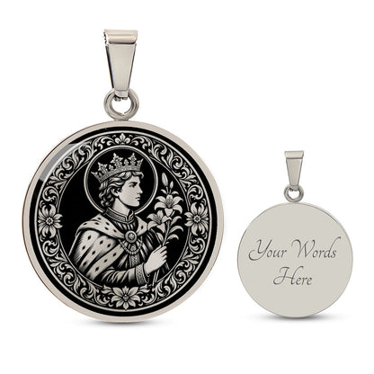 Saint Casimir of Poland Medal Necklace – Patron Saint of Poland, Lithuania & Young People