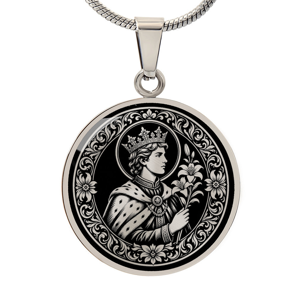 Saint Casimir of Poland Medal Necklace – Patron Saint of Poland, Lithuania & Young People