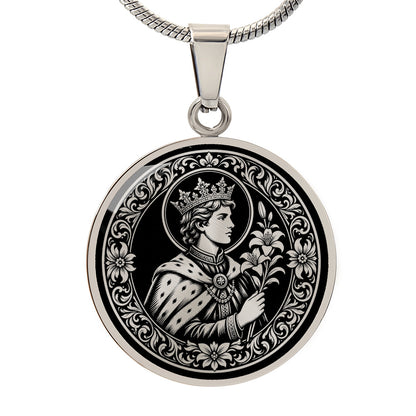 Saint Casimir of Poland Medal Necklace – Patron Saint of Poland, Lithuania & Young People