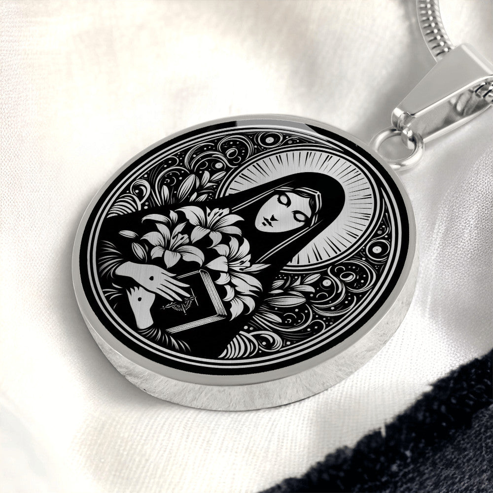 Saint Catherine of Siena Medal Necklace - Patron Saint of Nurses