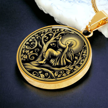Saint Christina the Astonishing Medal Necklace – Patron Saint of Mental Illness & Mental Health Workers