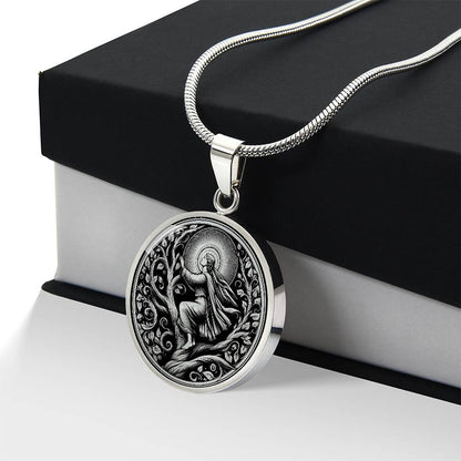 Saint Christina the Astonishing Medal Necklace – Patron Saint of Mental Illness & Mental Health Workers