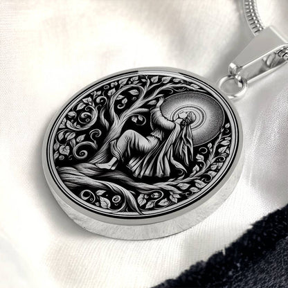 Saint Christina the Astonishing Medal Necklace – Patron Saint of Mental Illness & Mental Health Workers