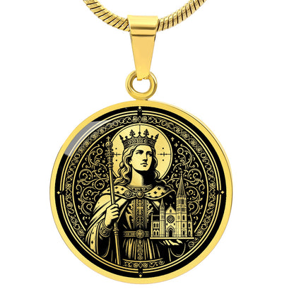 Saint Cunigunde Medal Necklace – Empress, Wife of Saint Henry II