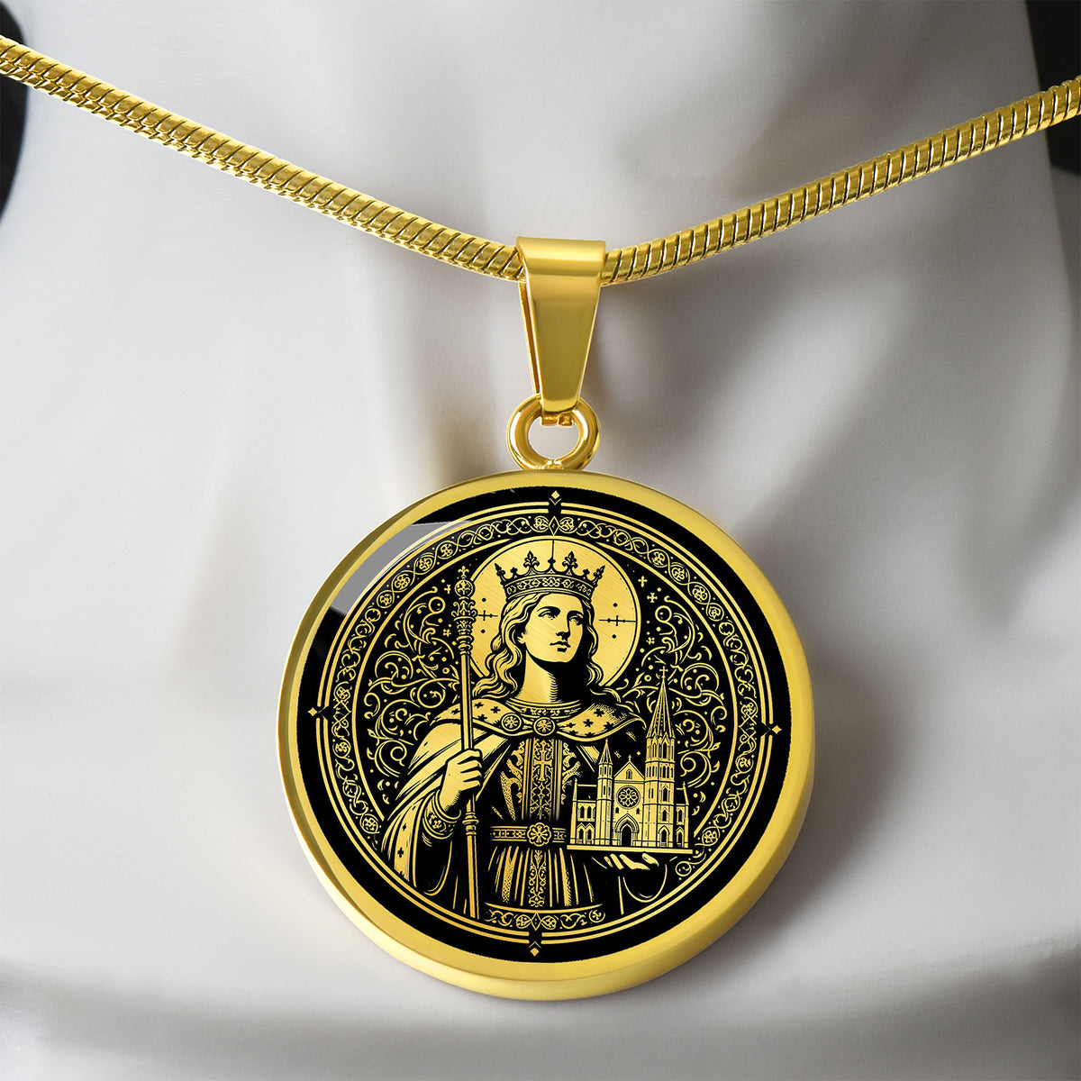 Saint Cunigunde Medal Necklace – Empress, Wife of Saint Henry II