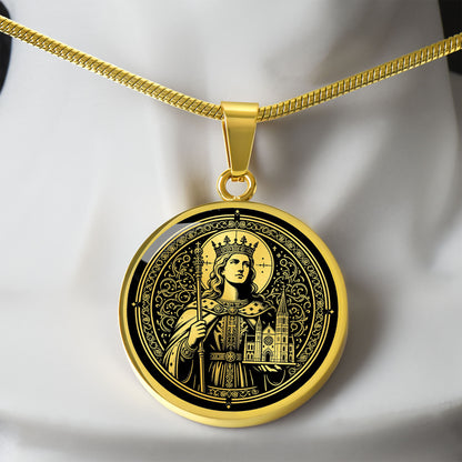 Saint Cunigunde Medal Necklace – Empress, Wife of Saint Henry II