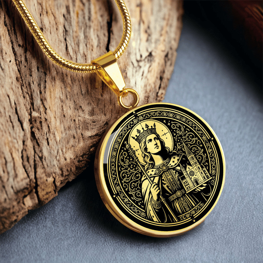 Saint Cunigunde Medal Necklace – Empress, Wife of Saint Henry II