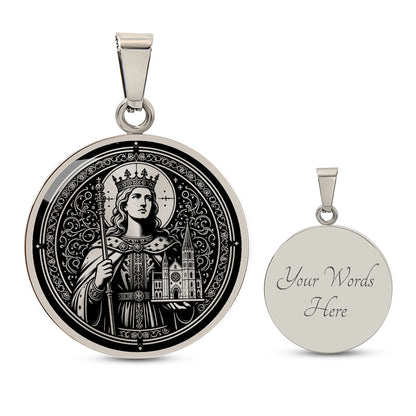 Saint Cunigunde Medal Necklace – Empress, Wife of Saint Henry II