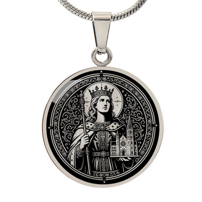 Saint Cunigunde Medal Necklace – Empress, Wife of Saint Henry II