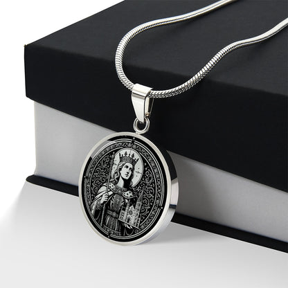 Saint Cunigunde Medal Necklace – Empress, Wife of Saint Henry II