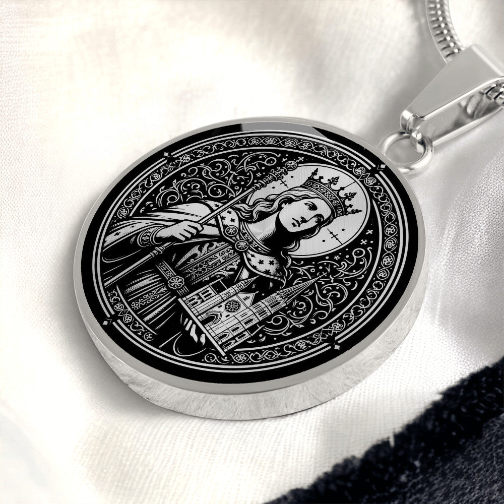 Saint Cunigunde Medal Necklace – Empress, Wife of Saint Henry II
