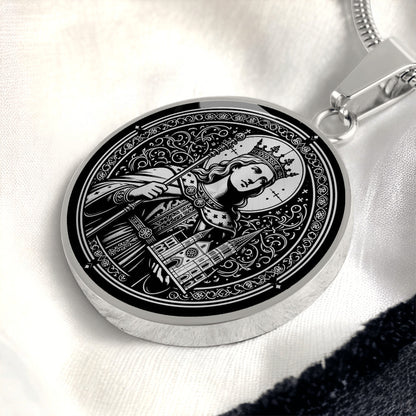 Saint Cunigunde Medal Necklace – Empress, Wife of Saint Henry II