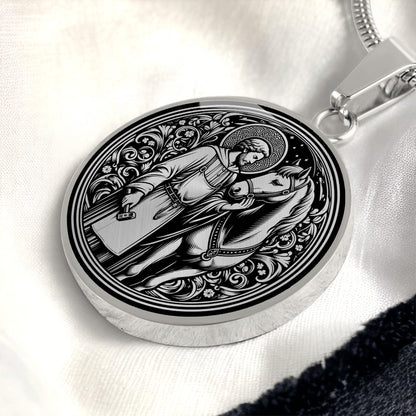 Saint Eligius Medal Necklace - Patron Saint of Veterinarians