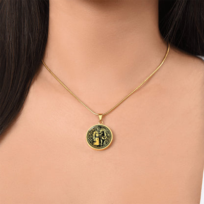 Saint Eligius Medal Necklace - Patron Saint of Veterinarians