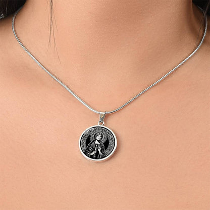 Saint Genevieve Medal Necklace - Patron Saint of Paris & France