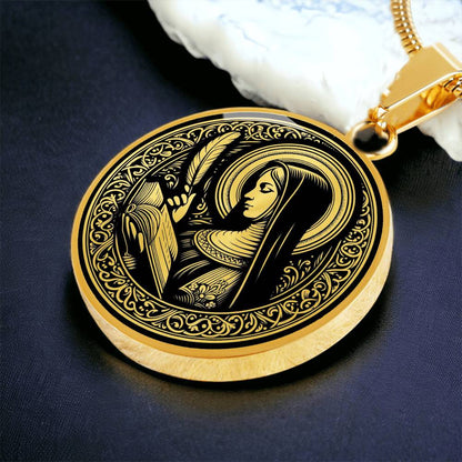 Saint Hildegard of Bingen Medal - Mystic, Composer, Healer