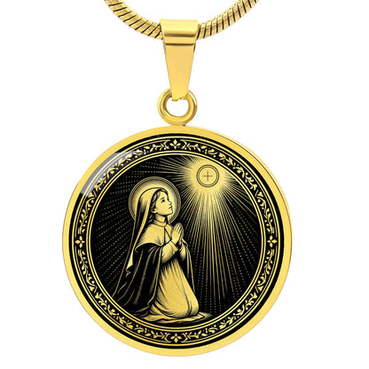 Blessed Imelda Lambertini Medal Necklace – Patroness of First Communicants