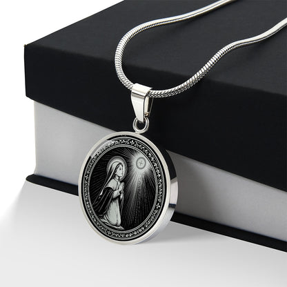 Blessed Imelda Lambertini Medal Necklace – Patroness of First Communicants
