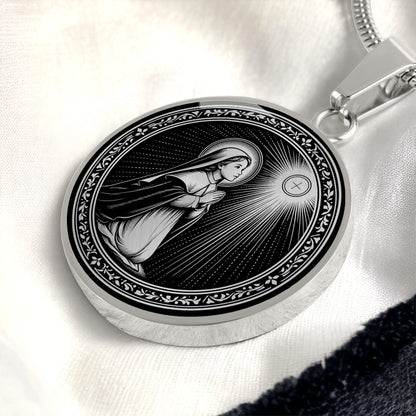 Blessed Imelda Lambertini Medal Necklace – Patroness of First Communicants