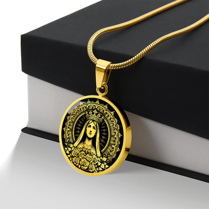 Saint Isabella of Portugal Medal Necklace – The Peacemaker Queen