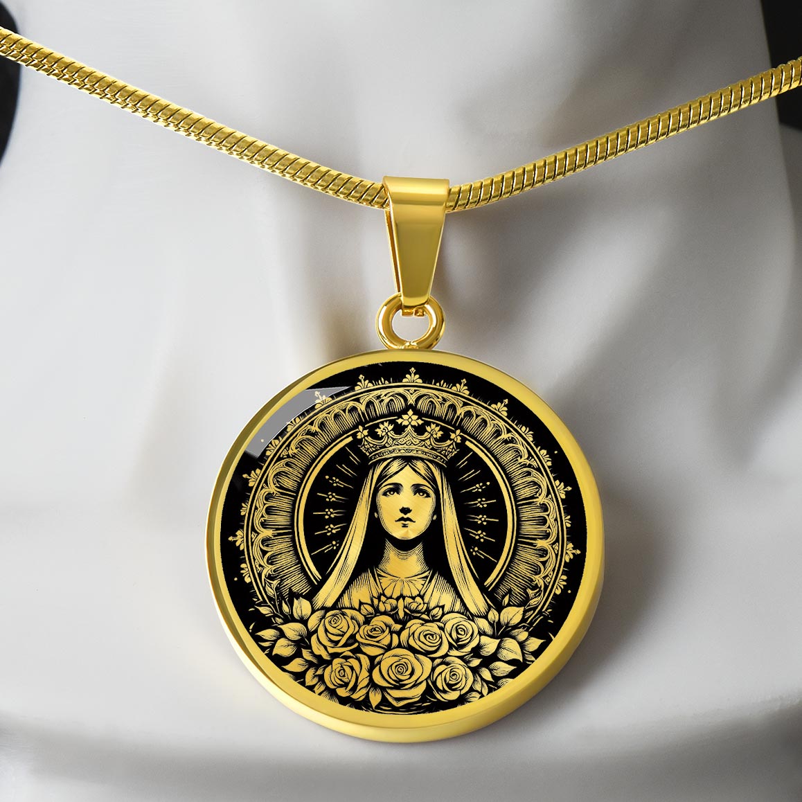 Saint Isabella of Portugal Medal Necklace – The Peacemaker Queen