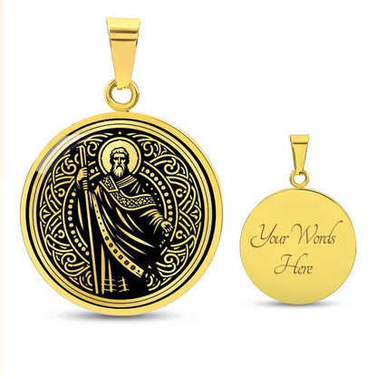 Saint James the Greater Medal Necklace - Patron Saint of Spain and Pilgrims