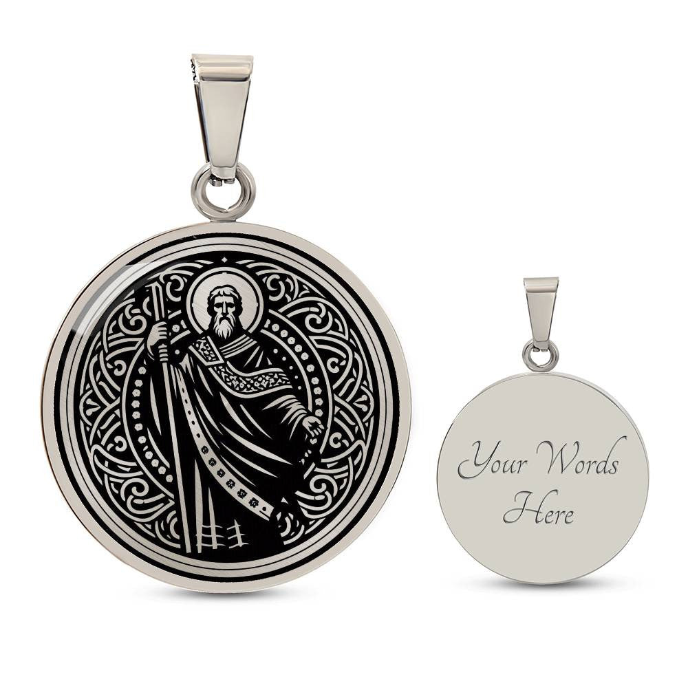 Saint James the Greater Medal Necklace - Patron Saint of Spain and Pilgrims