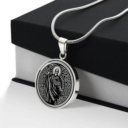 Saint James the Greater Medal Necklace - Patron Saint of Spain and Pilgrims