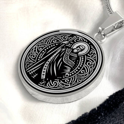 Saint James the Greater Medal Necklace - Patron Saint of Spain and Pilgrims