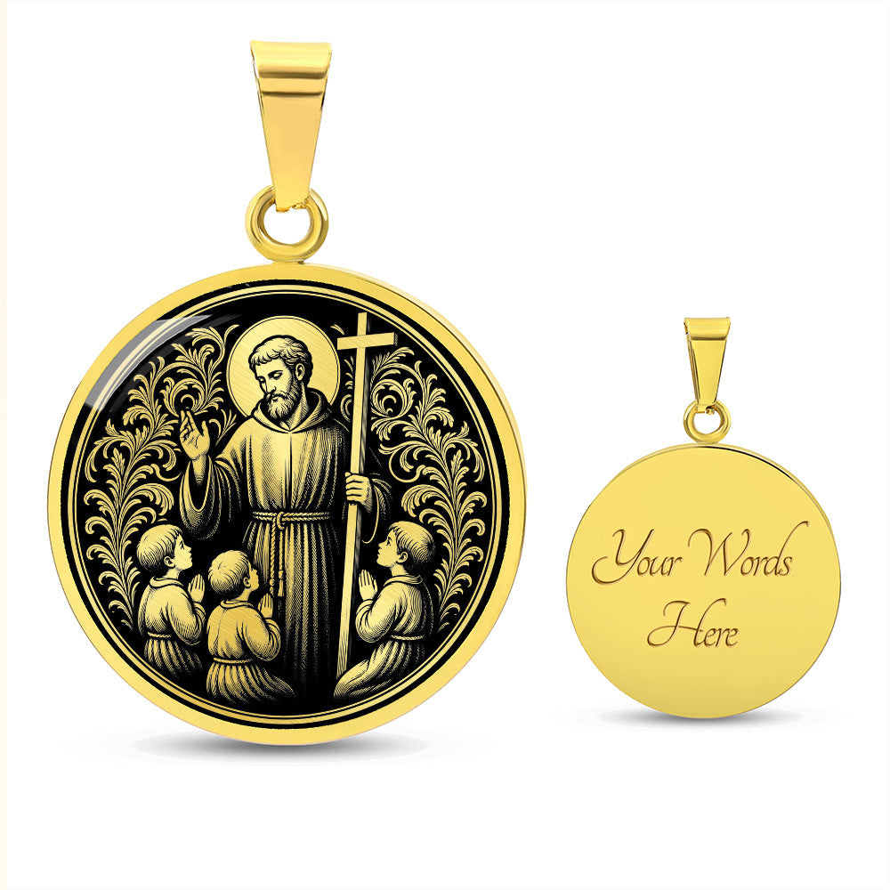 Saint Jerome Emiliani Medal Necklace – Patron Saint of Orphans & Abandoned Children