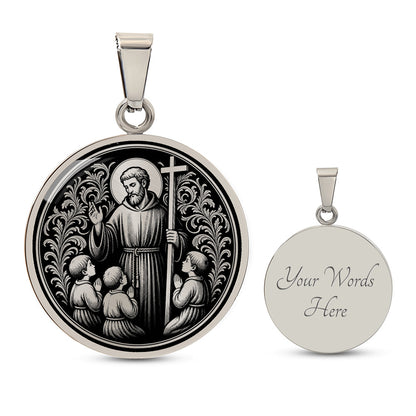 Saint Jerome Emiliani Medal Necklace – Patron Saint of Orphans & Abandoned Children